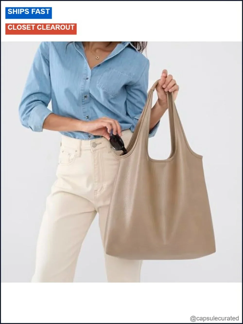 Oversized Hobo Bag Soft Vegan Leather Slouchy Tote for Work Travel